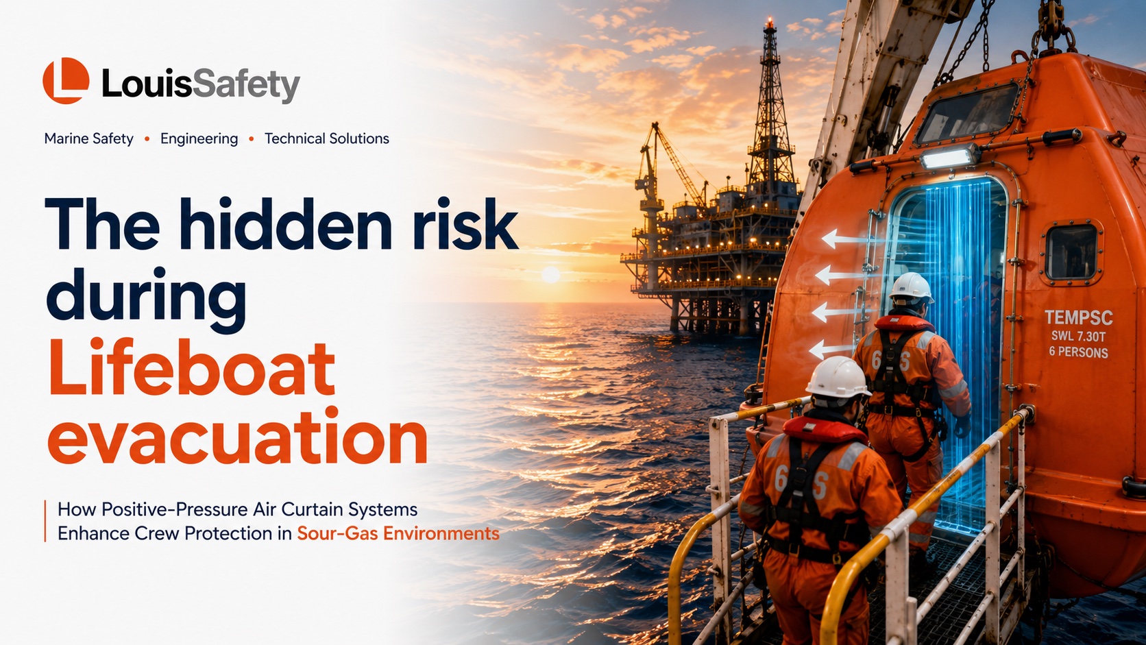 Positive Pressure Air Curtain Systems for TEMPSC Lifeboats