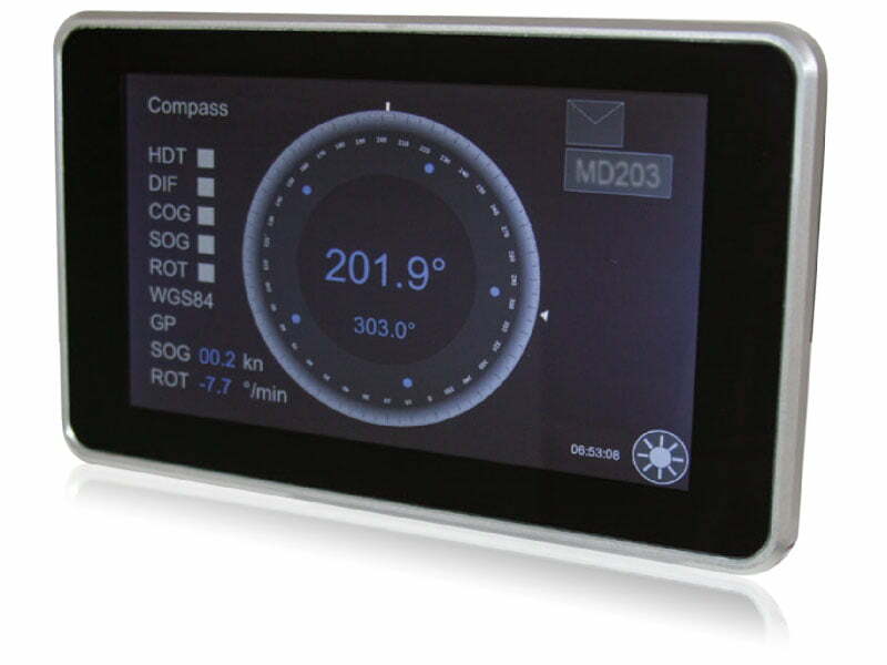 MARINE DATA | MD203MFD MULTIFUNCTION DISPLAY FOR GNSS COMPASS