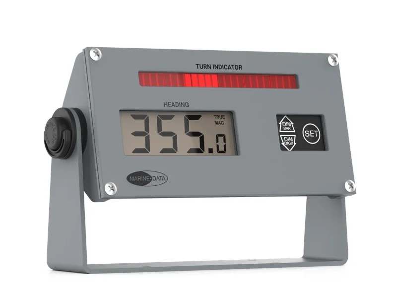 MARINE DATA | MD74HR/W WEATHERPROOF DIGITAL COMPASS REPEATER DISPLAY