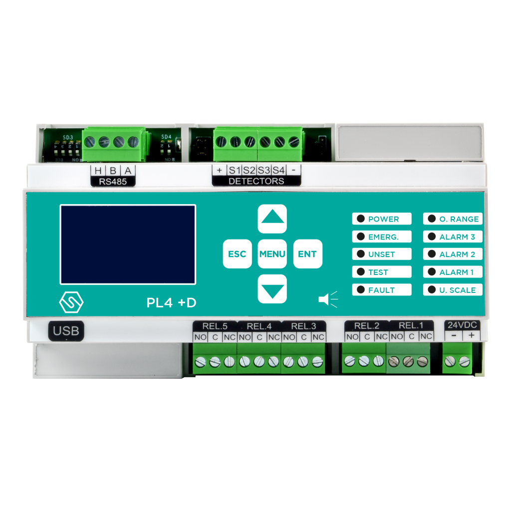 Sensitron | DS4906 PL4+D Gas Detection Control Panel