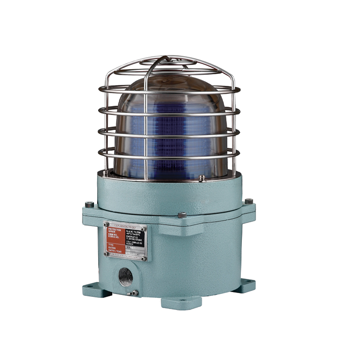 Qlight | LED Steady/Flashing Signal Beacon | Light Hazardous Area Visual Alarm | ATEX Beacon