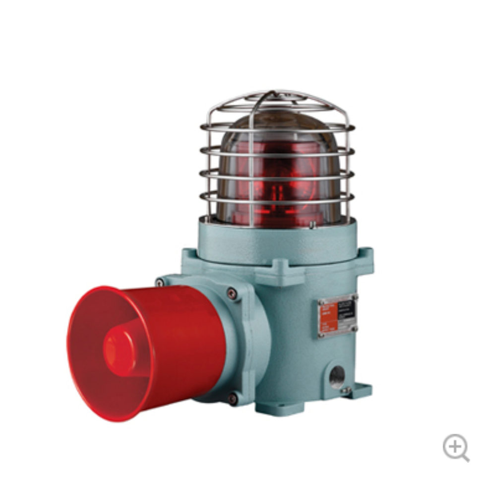 SESA ATEX, IECEx, CE and KC Marked Explosion Proof Warning Light and Electric Horn Combination/ ATEX Beacon Sounder Max.118dB