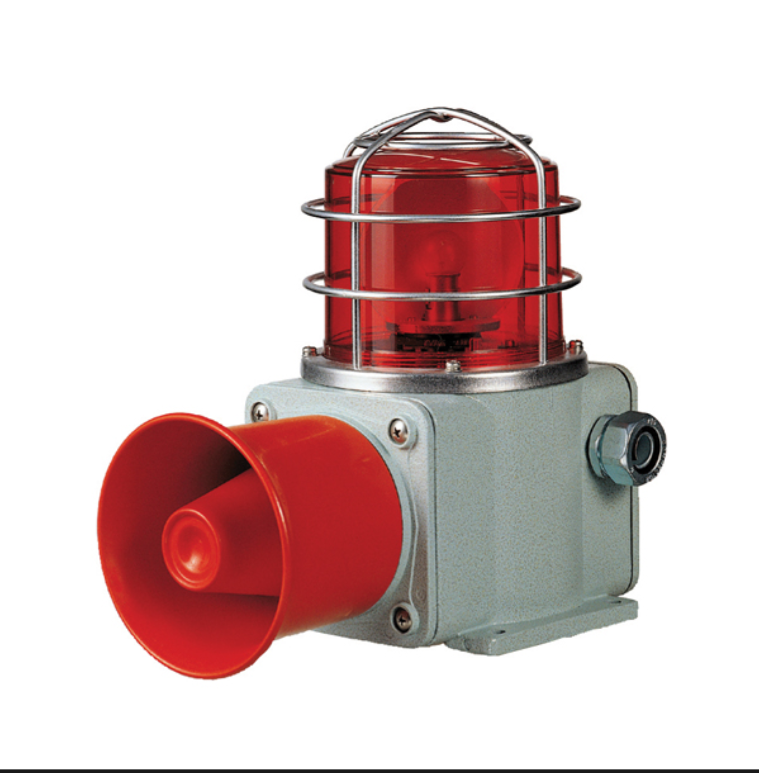Qlight | SHD Bulb Revolving Warning light and Electric Horn Combination for Vessels and Heavy Industry Applications