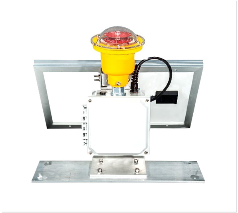 POINT LIGHTING | OBSTRUCTION LIGHTING SOLUTIONS | POL-21007-SOL Portable or permanent solar powered LED obstruction light