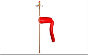 POINT LIGHTING | HELIPORT LIGHTING SOLUTIONS | HELIPORT LED NAVIGATION AIDS | Type 807, Size 1, Externally & Internally Lighted: PWC-8071L-x-ON-HBA-C