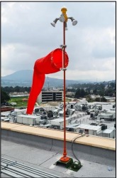 POINT LIGHTING | HELIPORT LIGHTING SOLUTIONS | HELIPORT LED NAVIGATION AIDS | Type 806, Size 1, Fiberglass Pole:PWC-8061L-x-ON-FF-D-L-LIR