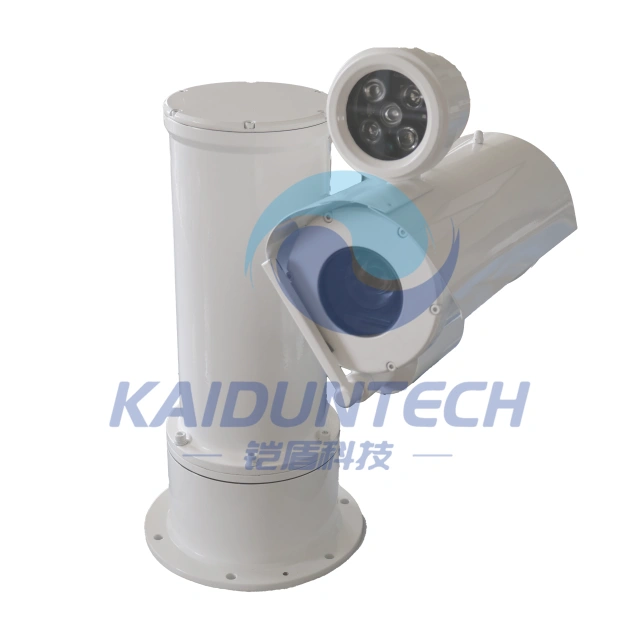 KAIDUNTECH | 4MP 33X 316L Marine PTZ IR Camera with wiper