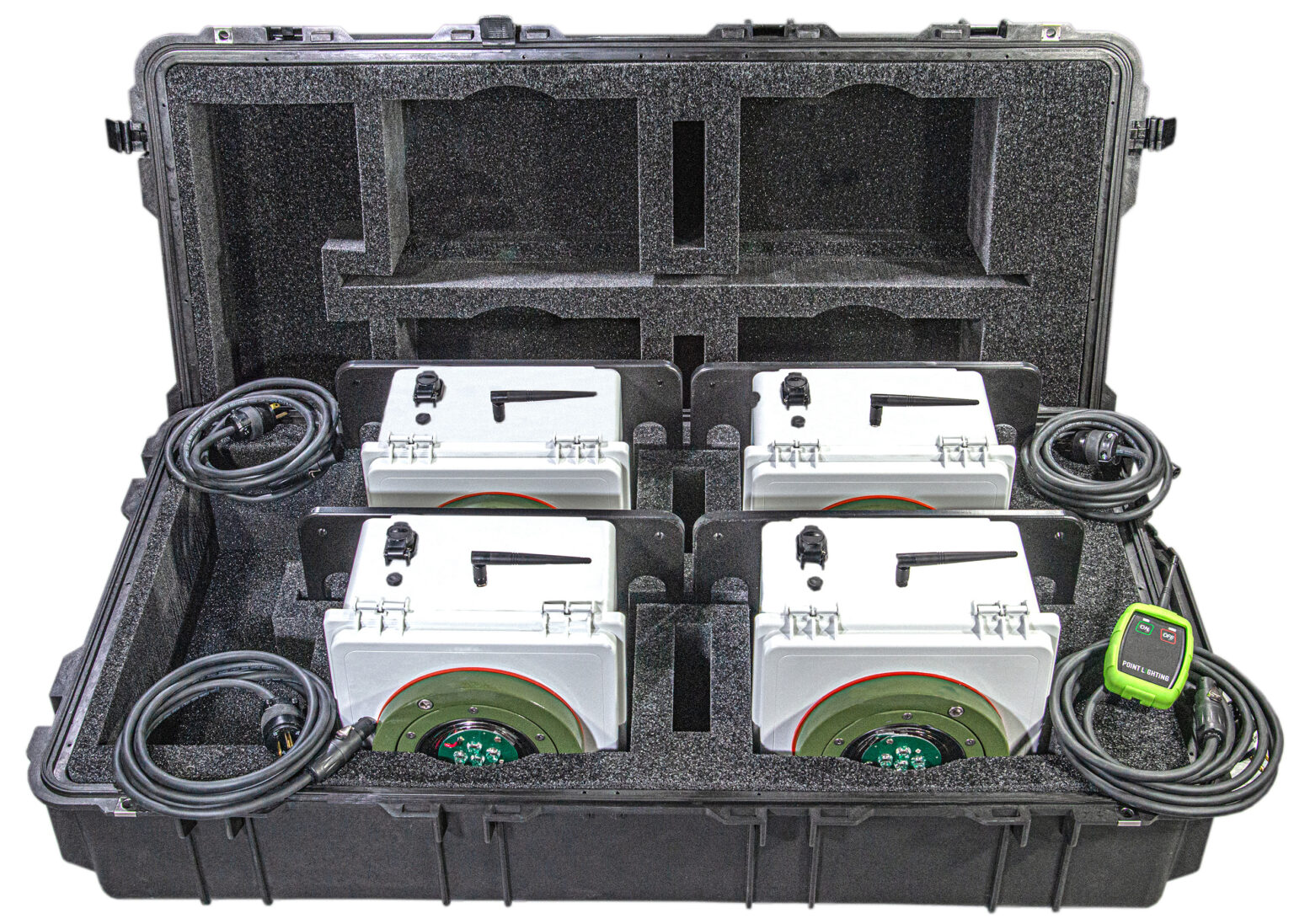 POINT LIGHTING | PORTABLE LIGHTING SOLUTIONS | PBL-51004-C089 Portable Perimeter Battery Lights